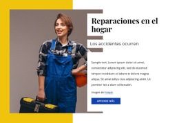 Plantilla HTML5 Más Creativa Para Especialistas En Reparación De Viviendas