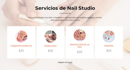 Servicios De Estudio De Uñas - Hermoso Tema De WordPress