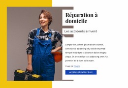 Spécialistes De La Réparation À Domicile - Conception De Site Web Simple