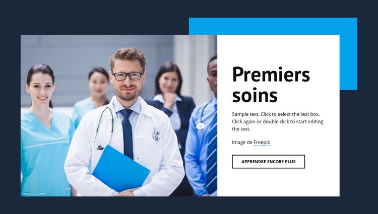 Soins médicaux primaires Créateur de site Web HTML