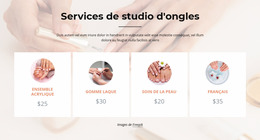 Services De Studio De Clous Modèle Joomla 2024