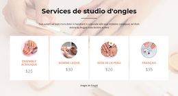Services De Studio De Clous - Un Magnifique Thème WordPress