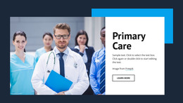Primary Medical Care - Basic HTML Template