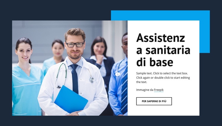 Assistenza medica primaria Modello HTML5