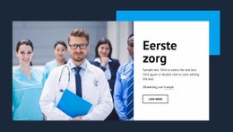 Primaire Medische Zorg - Responsieve Websitesjablonen