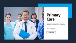 Landing Page Template For Primary Medical Care