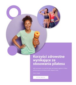 Uniwersalny Kreator Stron Internetowych Dla Korzyści Zdrowotne Wynikające Ze Stosowania Pilatesu