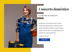 Especialistas Em Reparos Domésticos - Construtor De Sites Multiuso