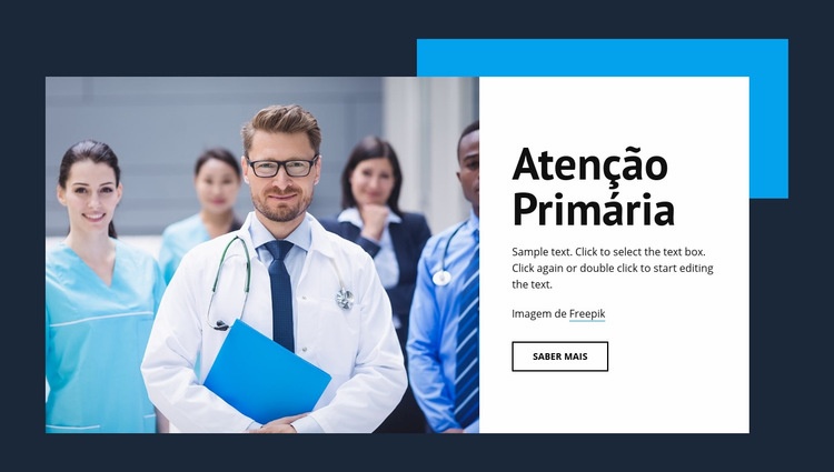 Cuidados médicos primários Modelos de construtor de sites