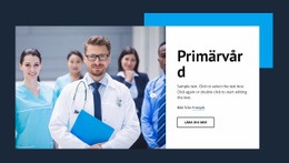 Primär Medicinsk Vård - Enkel Webbplatsmall