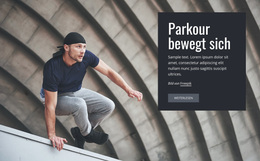 Parkour Bewegt Sich – Drag & Drop-WordPress-Theme