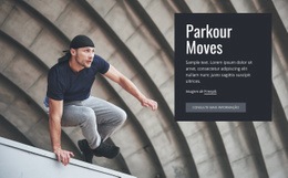 Movimentos De Parkour - Design Definitivo Do Site