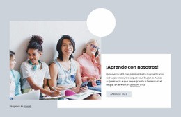 Aprender Con Nosotros - HTML Builder Online