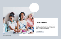 The Best HTML5 Template For Learn With Us