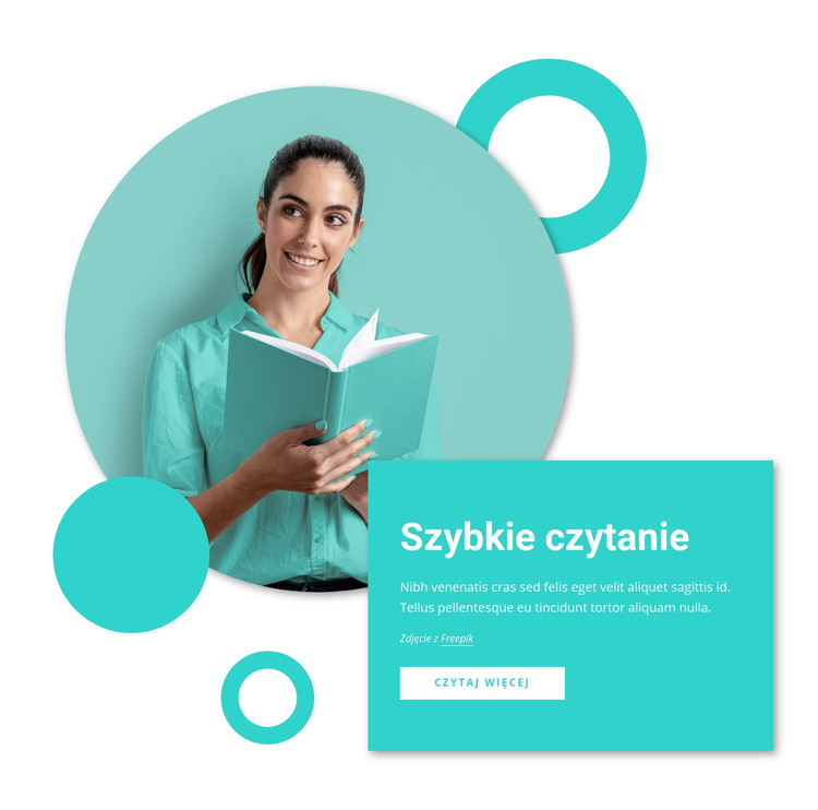 Kursy szybkiego czytania Szablon HTML