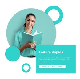 Cursos De Leitura Rápida - Modelo HTML5 Responsivo