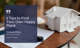 5 Tips To Find Your Happy Place - Templates Website Design