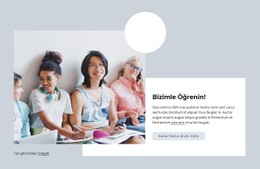 Bizimle Öğrenin CSS Form Şablonu