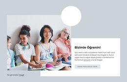 Bizimle Öğrenin - Kullanımı Kolay WordPress Teması