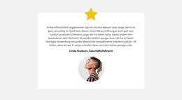 Eine Meinung – Professionelle Website-Vorlage