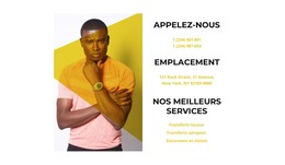 Assistance Par E-Mail Et Téléphone Modèle HTML