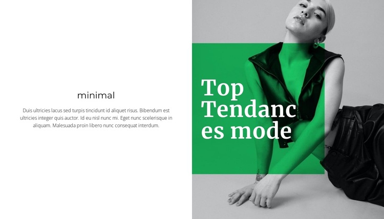 Reine des tendances Thème WordPress