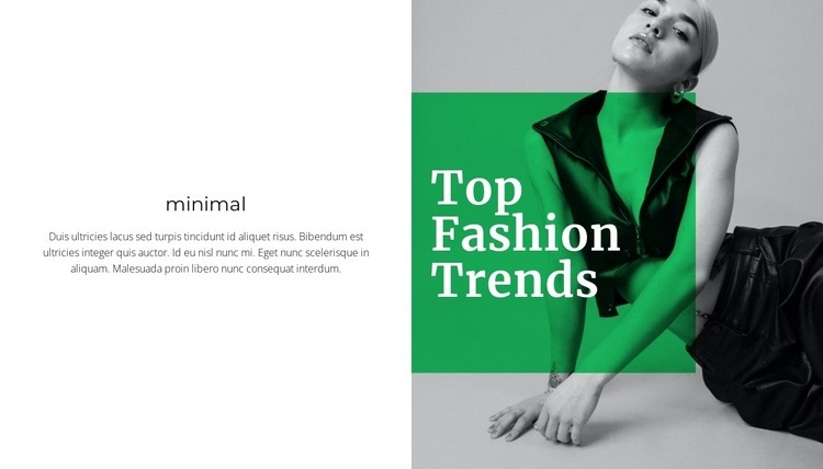 Trends queen Homepage Design