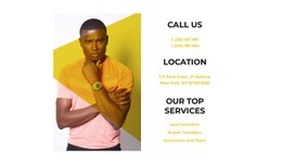 Multipurpose Html Code For Support Via E-Mail And Phone