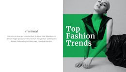 Trends Queen - Site With HTML Template Download