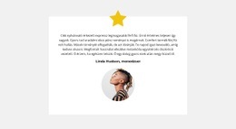 Egy Vélemény - HTML Kódsablon