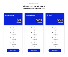 Válassza Ki Az Árat - Reszponzív Weboldal Tervezés