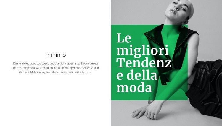 Regina delle tendenze Modelli di Website Builder