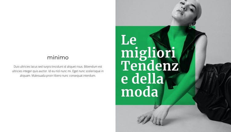 Regina delle tendenze Modello CSS