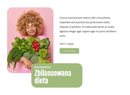 Zbilansowana Dieta - Prosty Szablon HTML