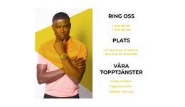 Layoutfunktion För Support Via E-Post Och Telefon