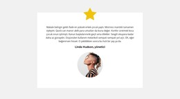 Bir Görüş - HTML Kod Şablonu