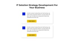 IT Solution Strategy Development Free CSS Website Template