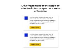 Modèle HTML5 Développement De La Stratégie De Solutions Informatiques Pour N'Importe Quel Appareil