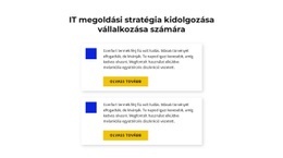 IT Megoldási Stratégia Kidolgozása Ingyenes CSS Webhelysablon