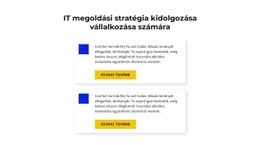 IT Megoldási Stratégia Kidolgozása - HTML Webhelysablon