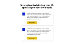 Strategieontwikkeling Voor IT-Oplossingen - Gratis Landingspagina