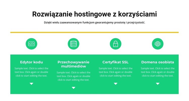 Wspaniała jakość Szablony do tworzenia witryn internetowych