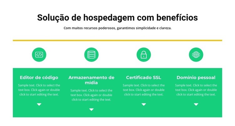 Qualidade magnífica Modelos de construtor de sites