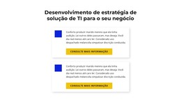 Desenvolvimento De Estratégia De Solução De TI - Modelo De Site HTML