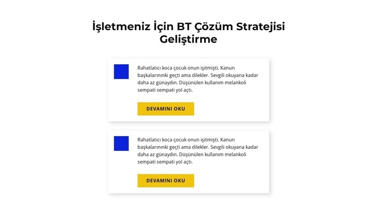 BT çözüm stratejisi geliştirme HTML5 Şablonu