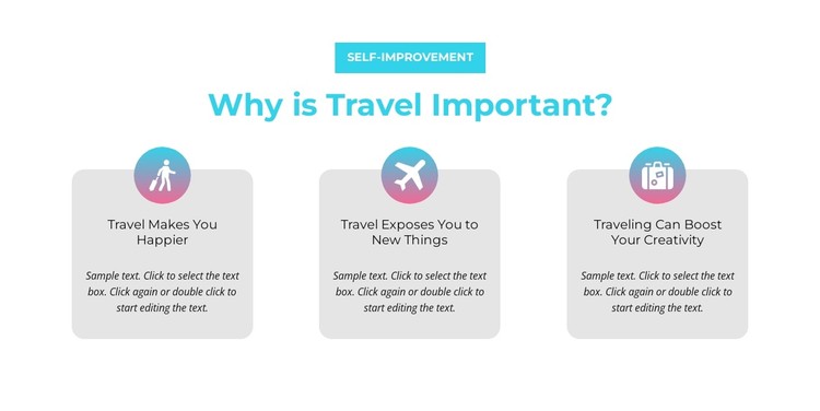 Why is travel important CSS Template