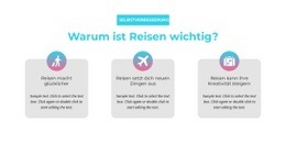 Premium-HTML5-Vorlage Für Warum Ist Reisen Wichtig
