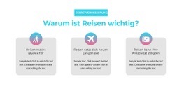 Responsive Webvorlage Für Warum Ist Reisen Wichtig