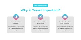 Why Is Travel Important - Static Site Generation