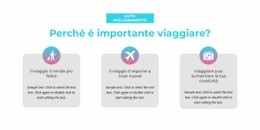 Perché È Importante Viaggiare: Trascina E Rilascia La Pagina Di Destinazione